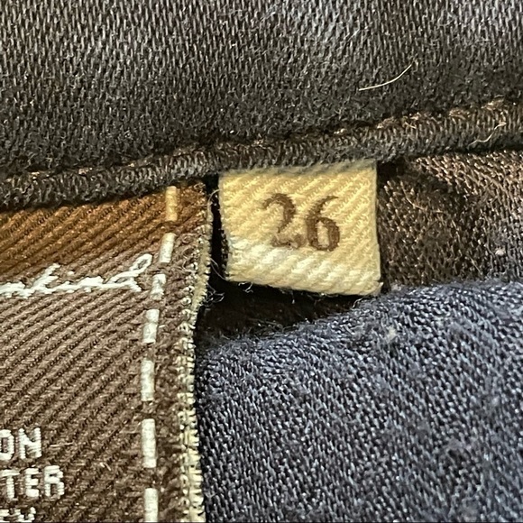 7 For All Mankind Jeggings Womens The Midrise Skinny Blue Jeans Pants Size 26 - Picture 6 of 11